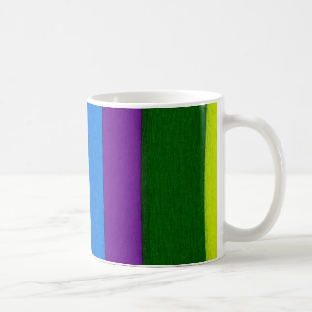 Rainbow bright stripes coffee mug (Right)