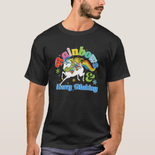 Rainbow Brite Christmas Rainbows Merry Making T-Shirt