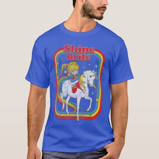Rainbow Brite Starlite Shine Bright BFFs friends T-Shirt (Front)