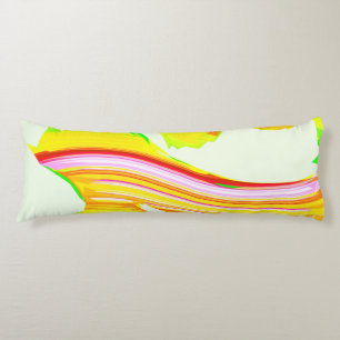 Rainbow brush body cushion