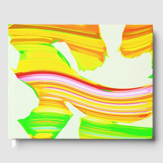 Rainbow brush guest book (Front)