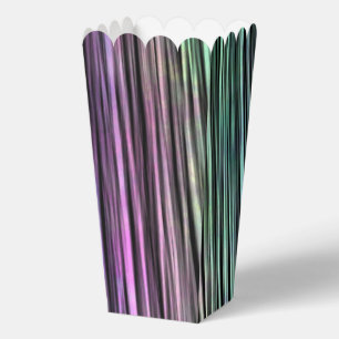 rainbow brush strokes on black : favour box