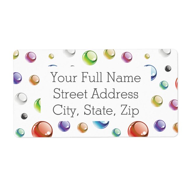 Rainbow Bubble Pattern (Front)