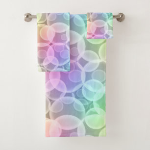 Rainbow Bubbles Bath Towel Set