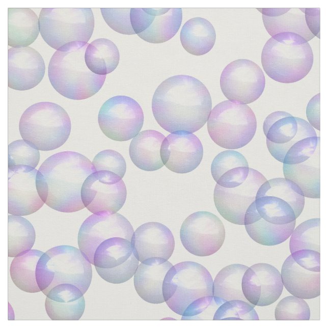 Rainbow Bubbles Fabric (Swatch)