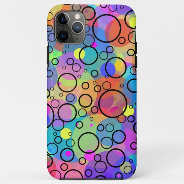 Rainbow Bubbles II Case-Mate iPhone Case (Back)