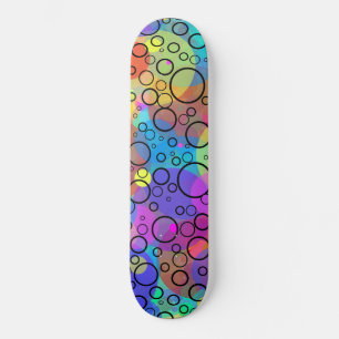 Rainbow Bubbles II  Skateboard