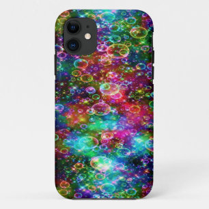 Rainbow Bubbles Magically Floating iPhone 11 Case