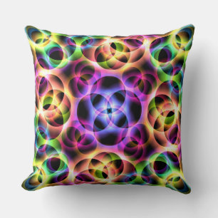 Rainbow Bubbles Two Cushion
