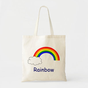 Rainbow Budget Tote Bag