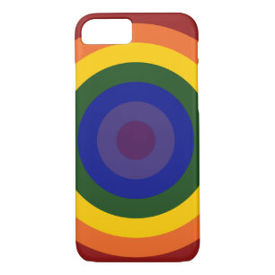Rainbow Bullseye LGBT Pride iPhone 8/7 Case