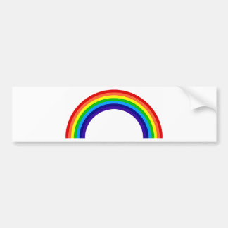 rainbow bumper sticker