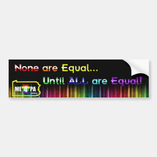 Rainbow Bumpersticker Bumper Sticker