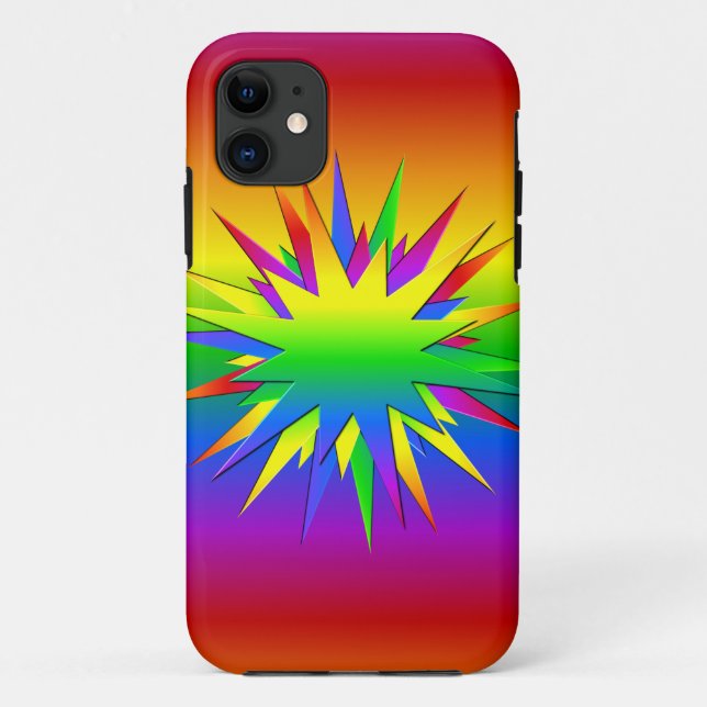 Rainbow Burst iPhone 5 Case-Mate Case (Back)