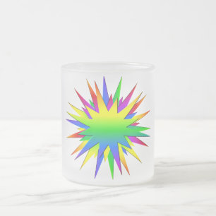 Rainbow Burst mug - choose style & colour