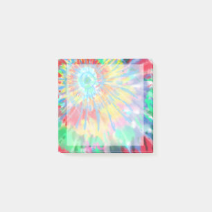 Rainbow Burst Tie Dye Post-it Notes