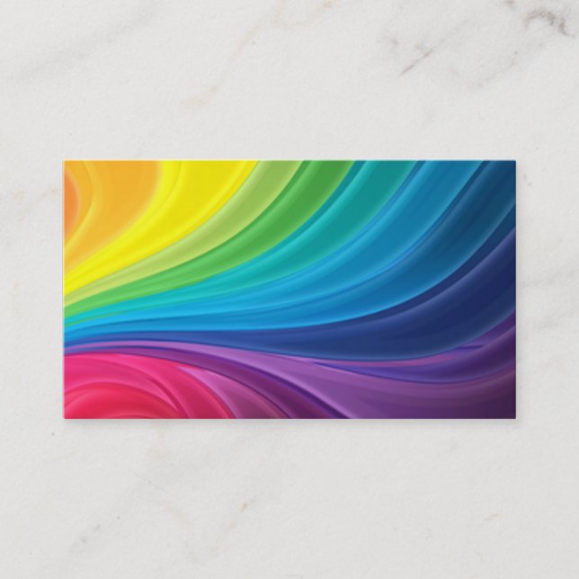 Rainbow Business Card (Front)