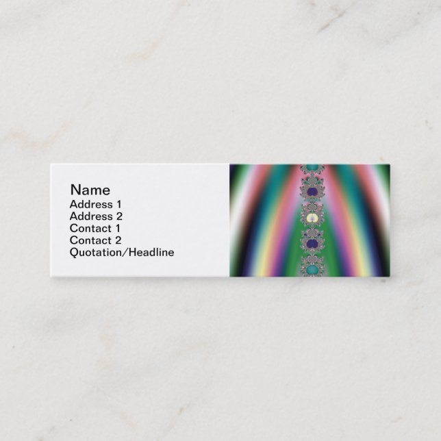 Rainbow Business Card Template (Front)