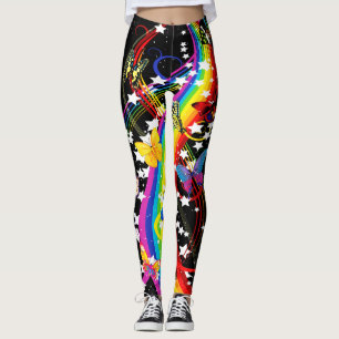 Rainbow Butterflies Leggings