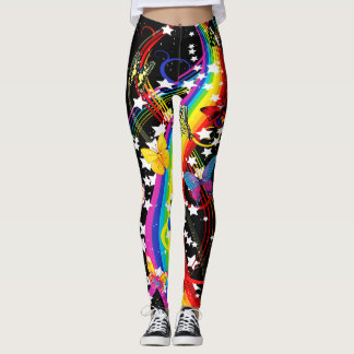 Rainbow Butterflies Leggings