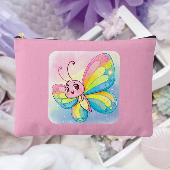 Rainbow Butterfly  Accessory Pouch (Creator Uploaded)