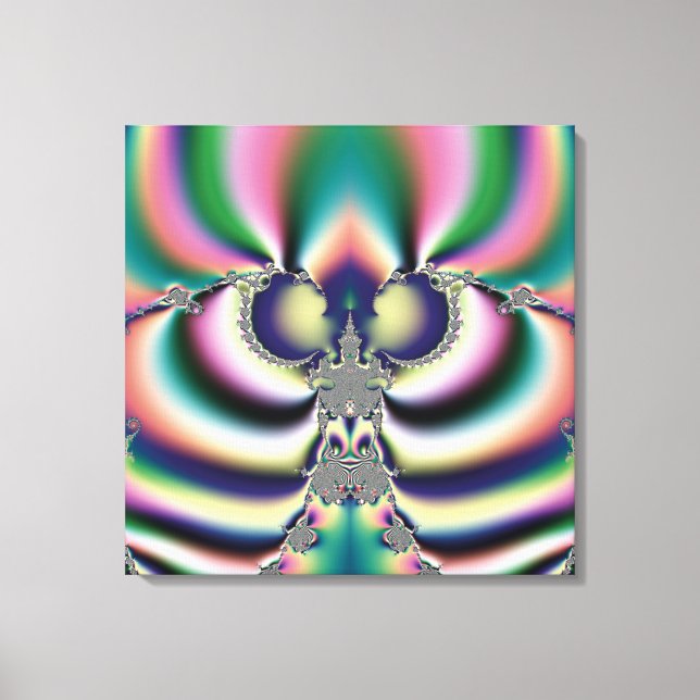Rainbow Butterfly Canvas Print (Front)