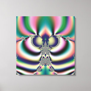 Rainbow Butterfly Canvas Print