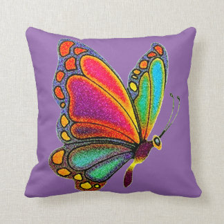 Rainbow Butterfly Cushion