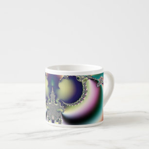 Rainbow Butterfly Espresso Cup