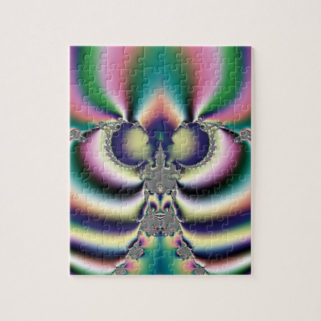 Rainbow Butterfly Jigsaw Puzzle (Vertical)