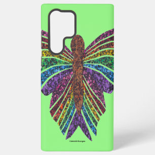 Rainbow Butterfly (light green) - Samsung Case