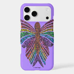 Rainbow Butterfly (light purple) - iPhone Case