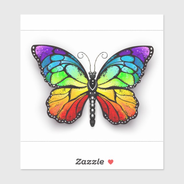 Rainbow butterfly Monarch (Sheet)