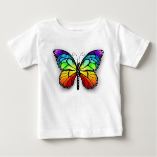 Rainbow butterfly Monarch Baby T-Shirt