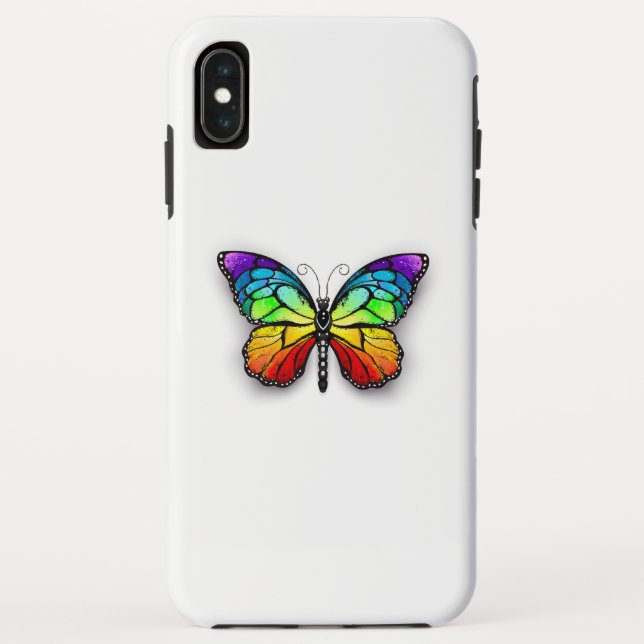 Rainbow butterfly Monarch Case-Mate iPhone Case (Back)