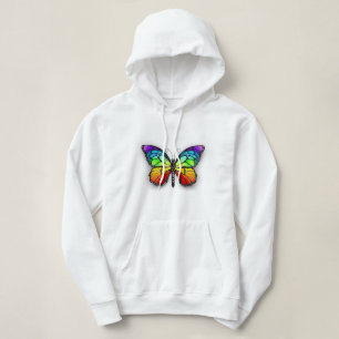 Rainbow butterfly Monarch Hoodie