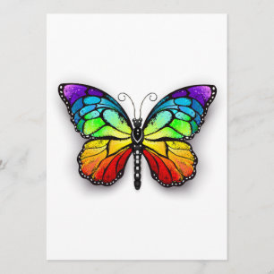 Rainbow butterfly Monarch Menu