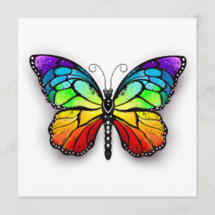 Rainbow butterfly Monarch Menu
