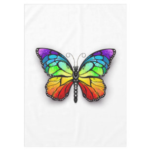 Rainbow butterfly Monarch Tablecloth