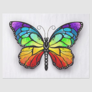 Rainbow butterfly Monarch Tissue Paper