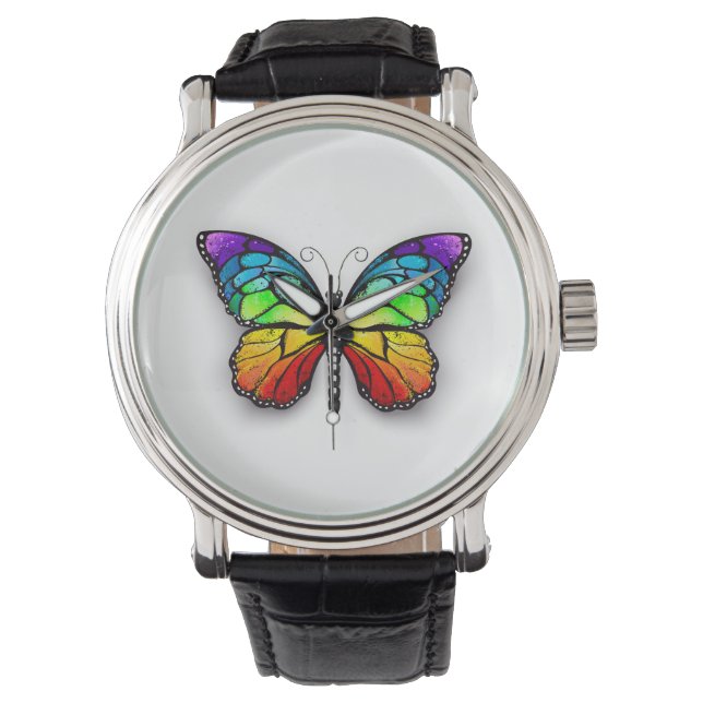 Rainbow butterfly Monarch Watch (Front)