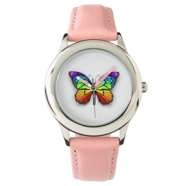 Rainbow butterfly Monarch Watch (Front)