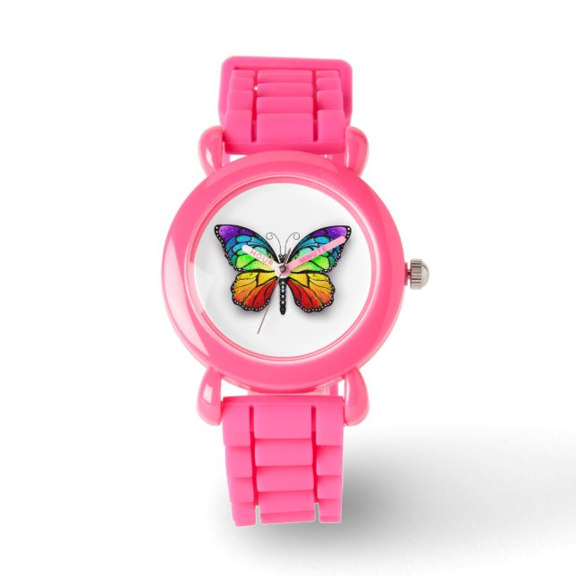 Rainbow butterfly Monarch Watch (Front)