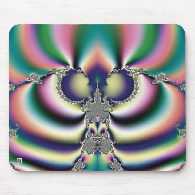 Rainbow Butterfly Mouse Mat (Front)