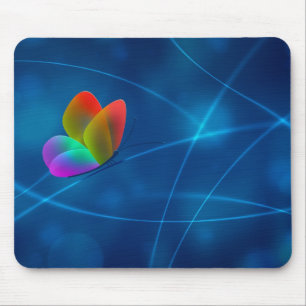 Rainbow Butterfly Mouse Mat