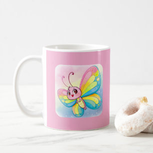Rainbow Butterfly Mug