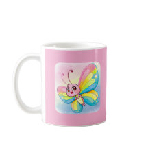 Rainbow Butterfly Mug