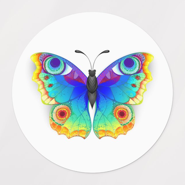 Rainbow Butterfly Peacock Eye (Design 1)