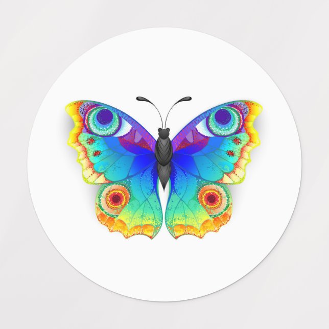 Rainbow Butterfly Peacock Eye (Design 1)