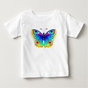 Rainbow Butterfly Peacock Eye Baby T-Shirt